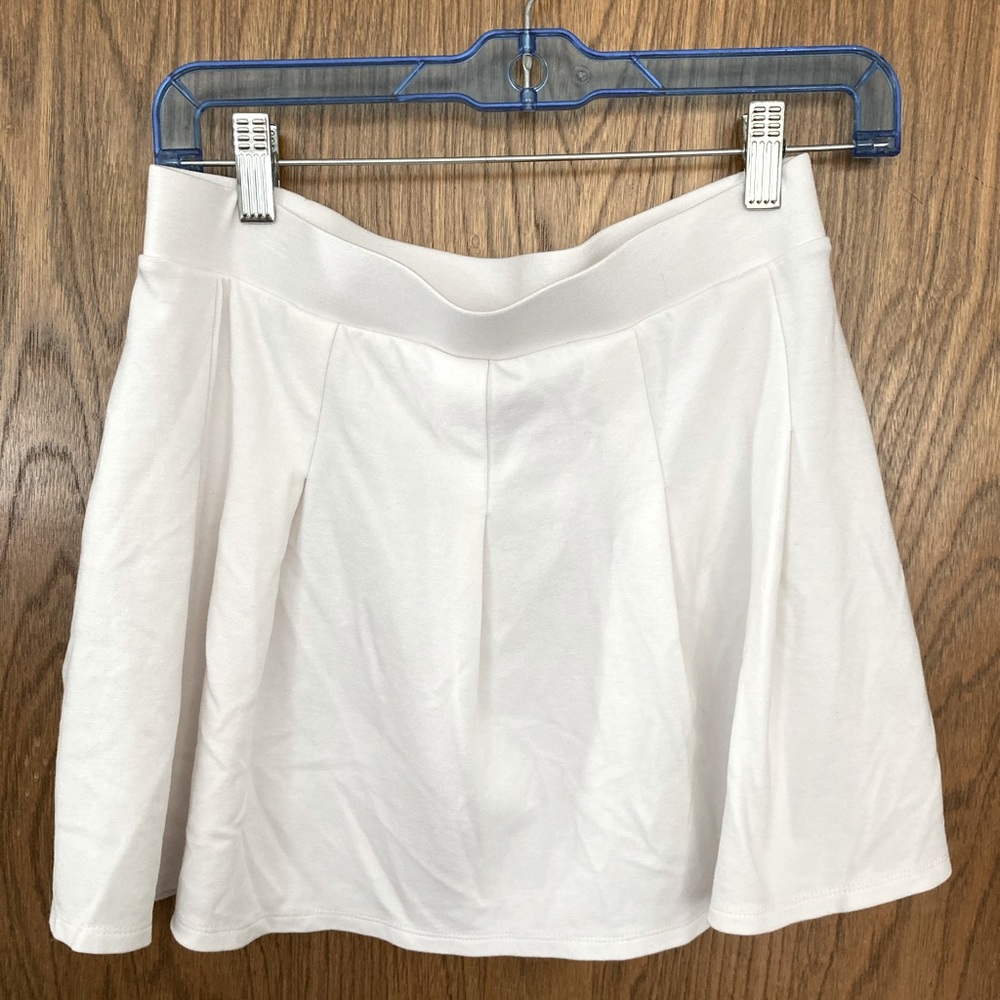 Pleated white skirt by Wild Fable